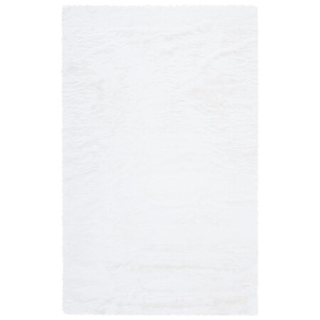 Safavieh 5 x 7 ft. Faux Sheep Skin Power Loomed Rectangle Area Rug, Ivory FSS535A-57